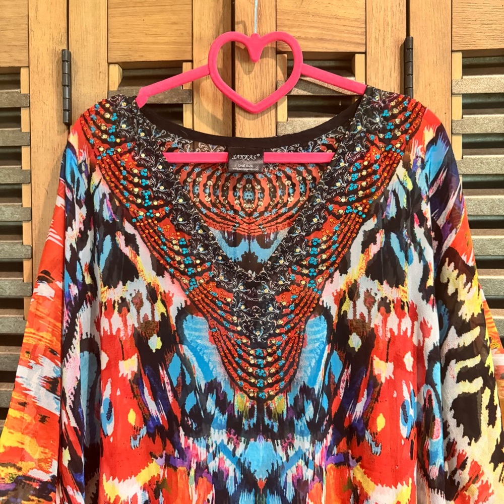 SAKkAS Colorful Patterned Maxi Dress - Picture 4 of 5